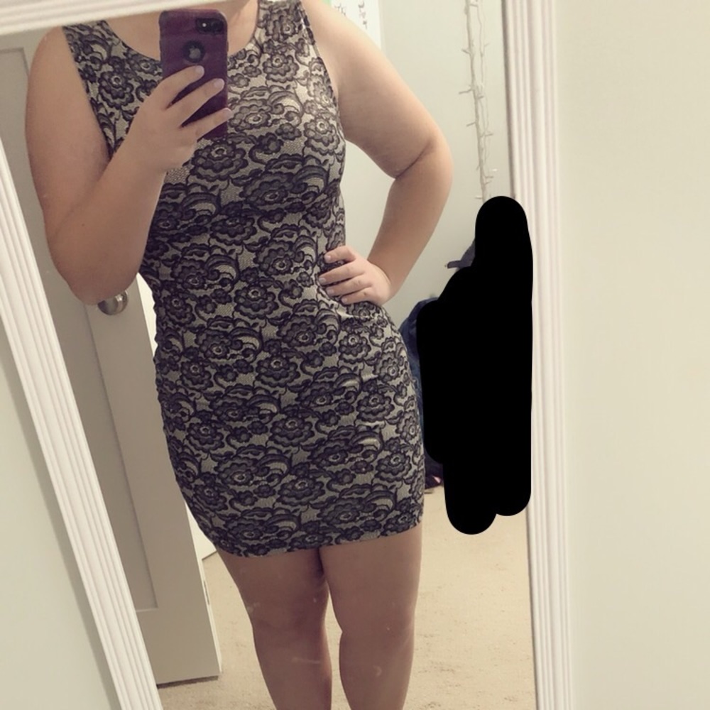 Body con dress worn once